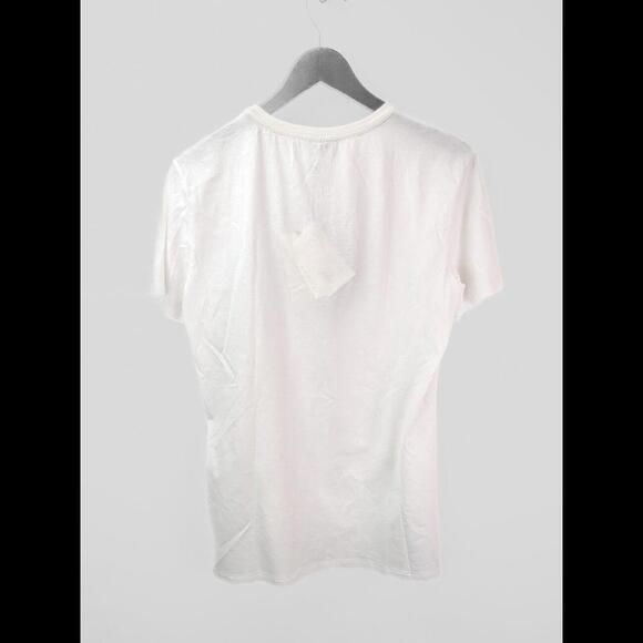 [SOLD] $1295 NWT FENDI x KARL LAGERFELD Men's Sz M Mink Fur Trim White T-Shirt - Picture 7 of 8